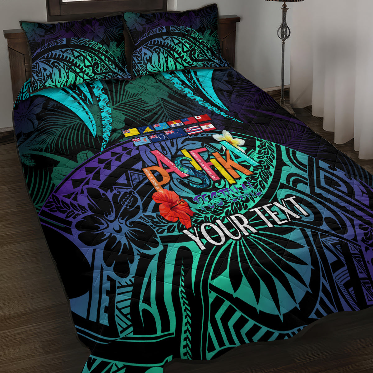 Personalised Pasifika Festival Auckland Quilt Bed Set 2024 Pacific Islands Polynesian Pattern LT14 - Polynesian Pride