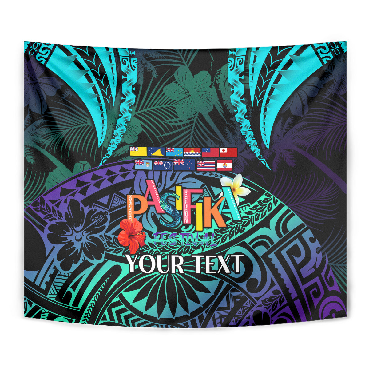 Personalised Pasifika Festival Auckland Tapestry 2024 Pacific Islands Polynesian Pattern LT14 - Polynesian Pride