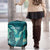 Personalised New Zealand Waitangi Day Luggage Cover Hei Tiki With Maori Waka - Whakarare Pattern