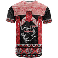 Toitu Te Tiriti O Waitangi T Shirt Maori Wharenui With Taniko Motifs