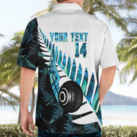 New Zealand Lawn Bowls Custom Hawaiian Shirt Aotearoa Silver Fern Paua Shell LT14 - Polynesian Pride