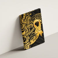 Polynesia Bone Cancer Awareness Canvas Wall Art Fight Warriors