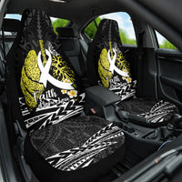 Polynesia World Lung Cancer Day Car Seat Cover Faith Hope Love