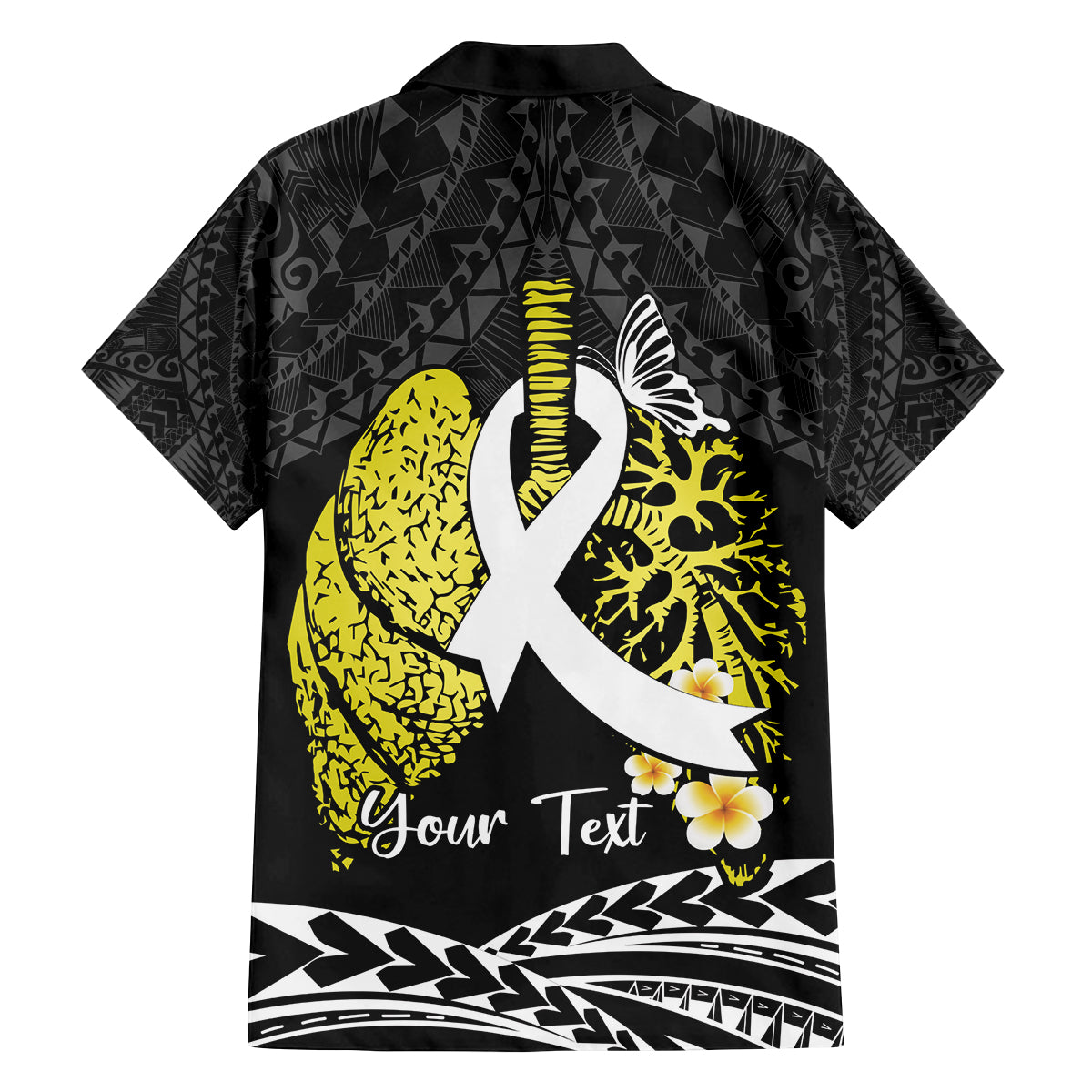 Personalised Polynesia World Lung Cancer Day Family Matching Tank Maxi Dress and Hawaiian Shirt Faith Hope Love LT14 - Polynesian Pride