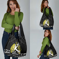 Polynesia World Lung Cancer Day Grocery Bag Faith Hope Love