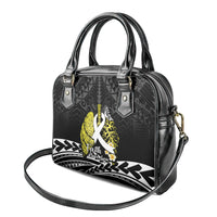 Polynesia World Lung Cancer Day Shoulder Handbag Faith Hope Love