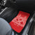 Personalised In September We Wear Red Car Mats Polynesia Blood Cancer Awareness