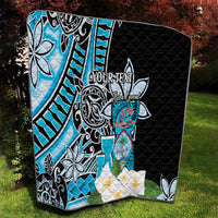 Personalised Guam Liberation Day Quilt Chamorro Latte Stone With Guasali Flowers