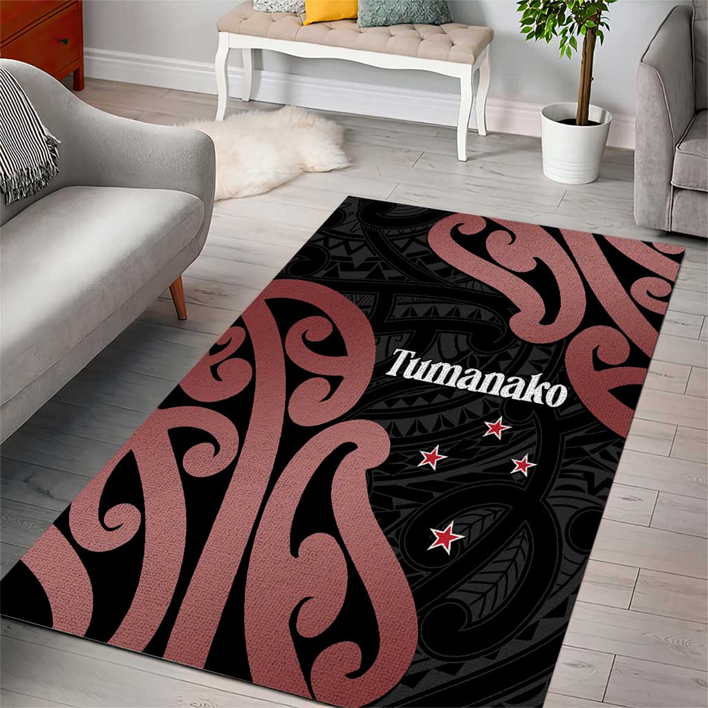 New Zealand Mangopare Tamanako Area Rug Aotearoa Maori LT14 - Polynesian Pride