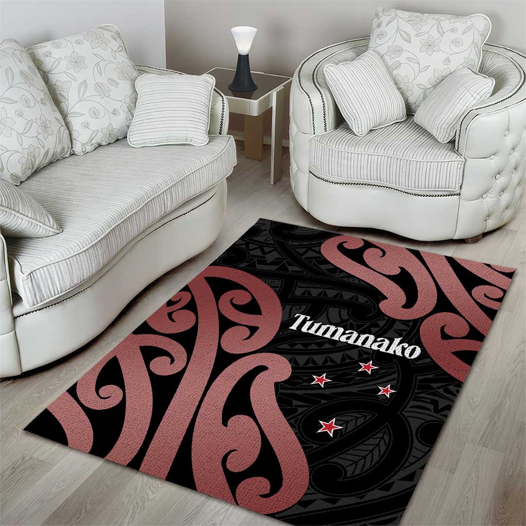 New Zealand Mangopare Tamanako Area Rug Aotearoa Maori LT14 - Polynesian Pride