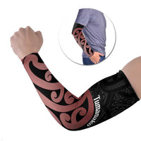New Zealand Mangopare Tamanako Arm Sleeves Aotearoa Maori LT14 Set of 2 Brown - Polynesian Pride