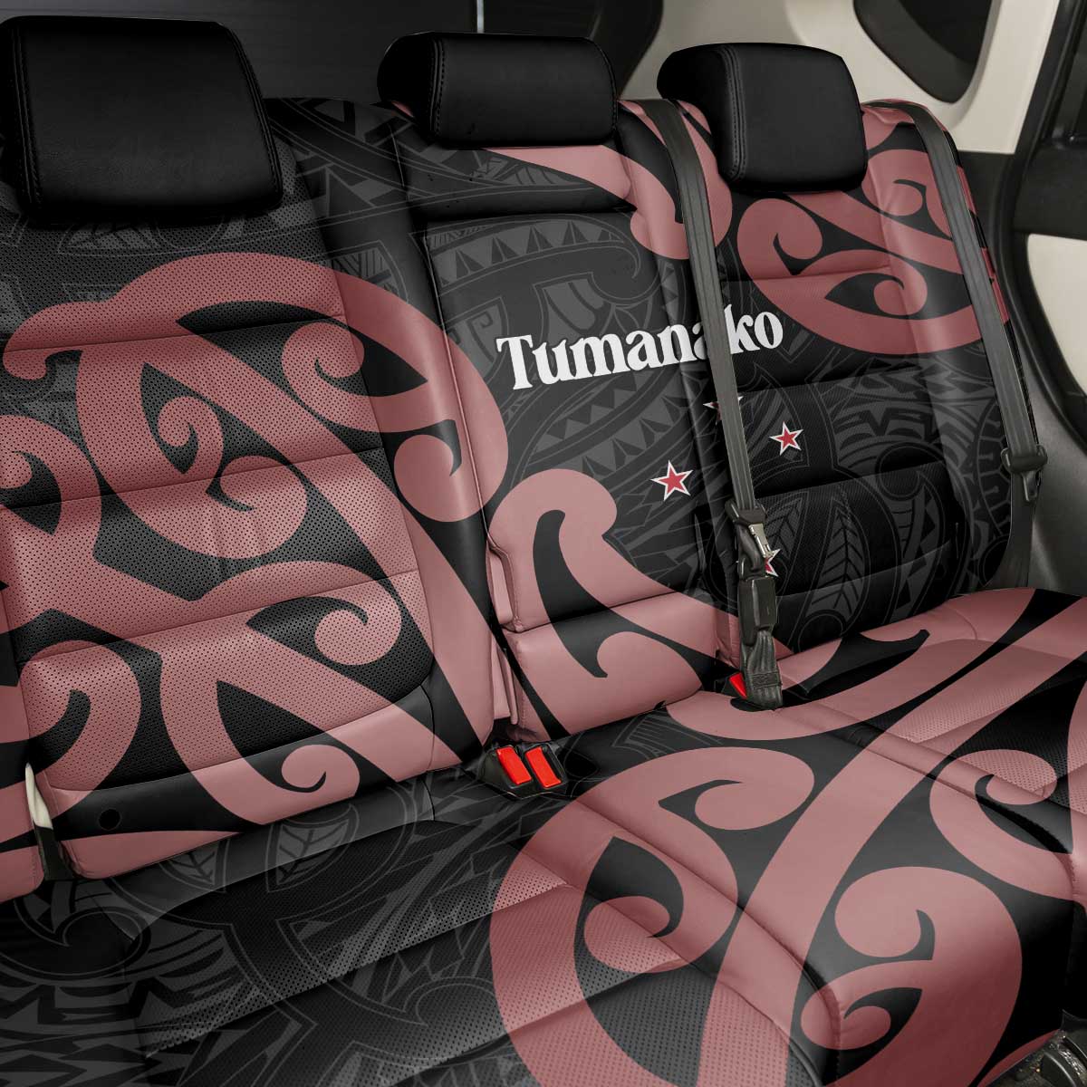 New Zealand Mangopare Tamanako Back Car Seat Cover Aotearoa Maori