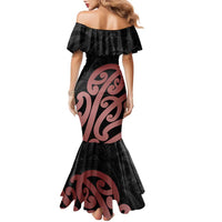 New Zealand Mangopare Tamanako Family Matching Mermaid Dress and Hawaiian Shirt Aotearoa Maori LT14 - Polynesian Pride