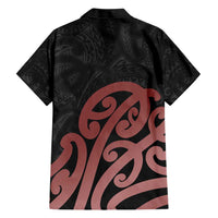 New Zealand Mangopare Tamanako Family Matching Short Sleeve Bodycon Dress and Hawaiian Shirt Aotearoa Maori LT14 - Polynesian Pride