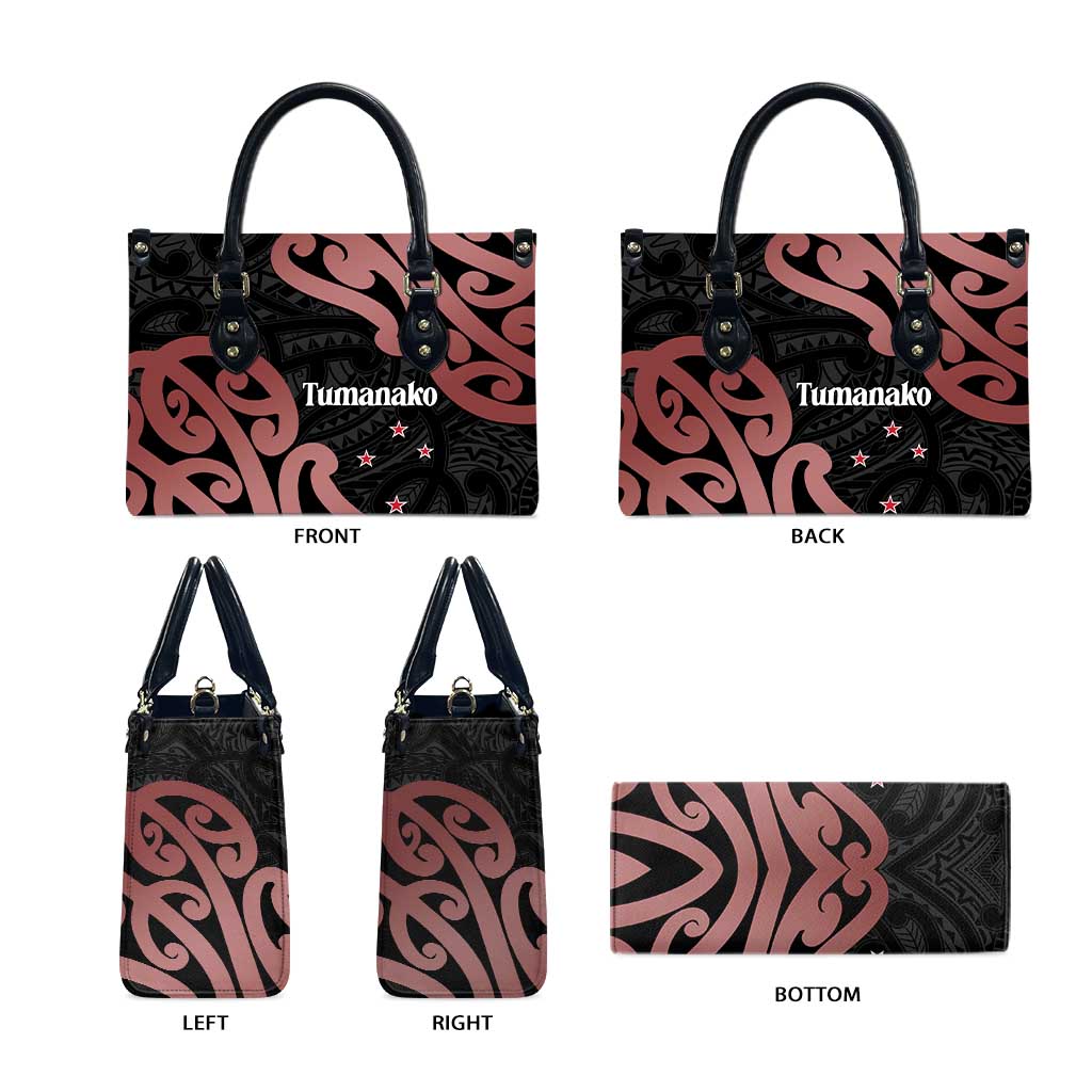 New Zealand Mangopare Tamanako Leather Bag Aotearoa Maori - Polynesian Pride