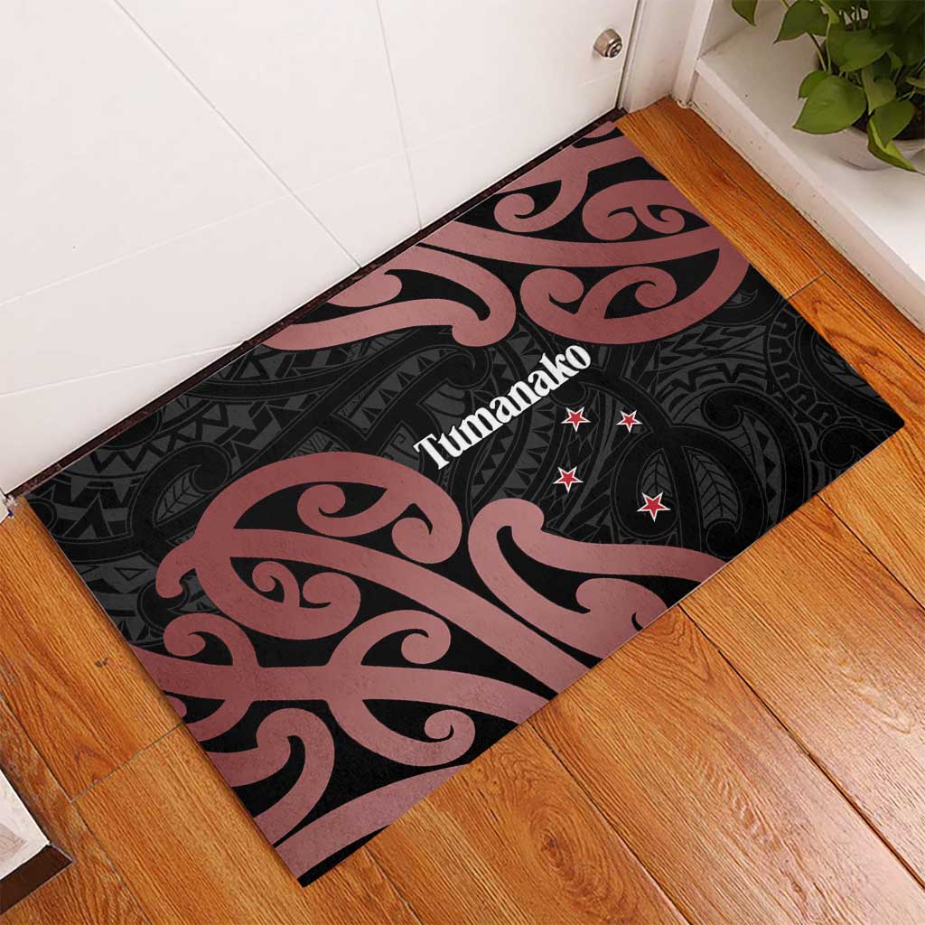 New Zealand Mangopare Tamanako Rubber Doormat Aotearoa Maori LT14 - Polynesian Pride