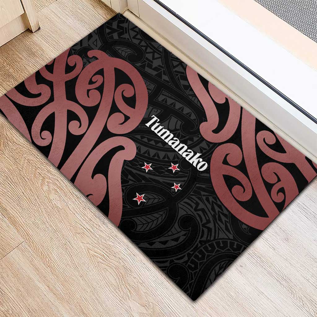 New Zealand Mangopare Tamanako Rubber Doormat Aotearoa Maori LT14 - Polynesian Pride