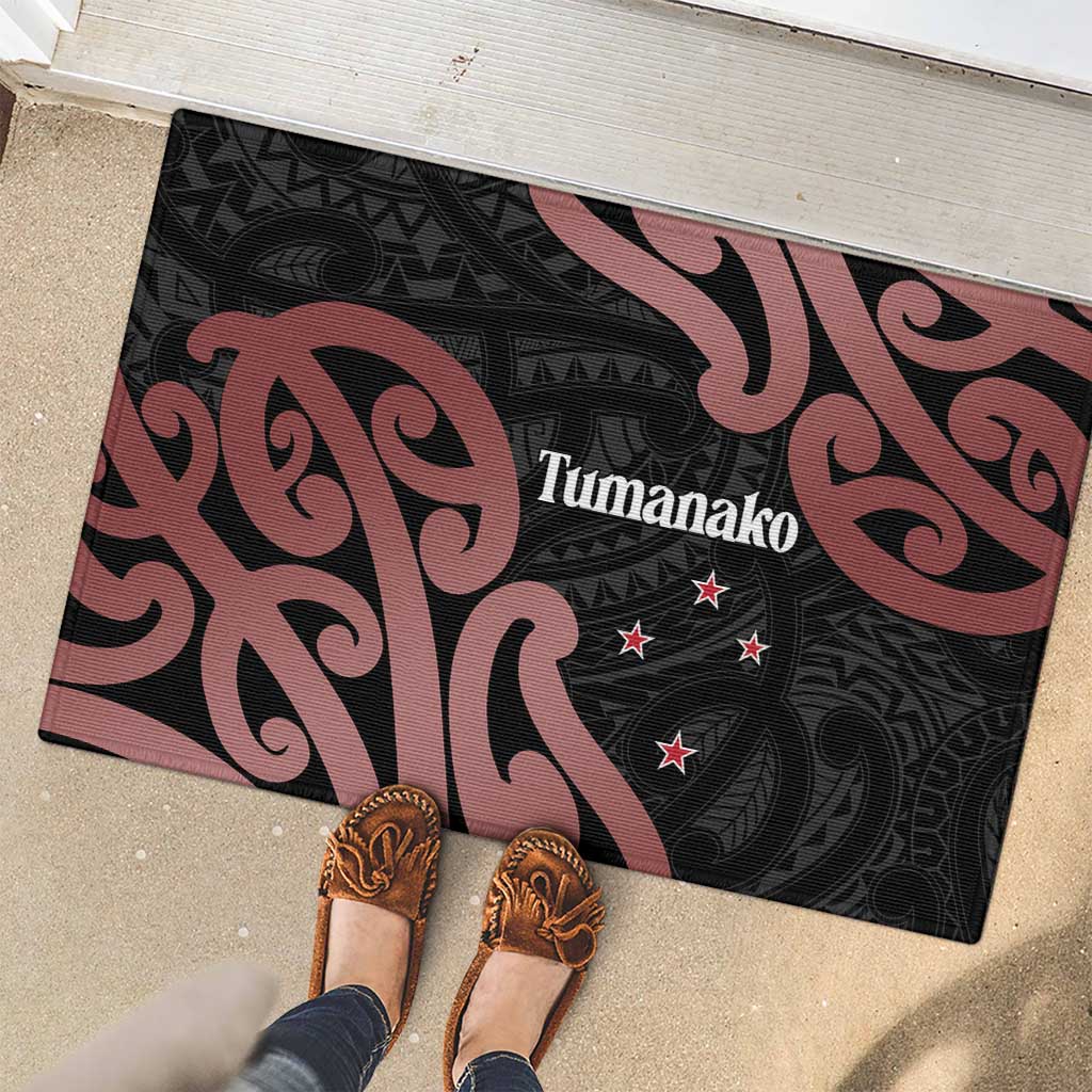 New Zealand Mangopare Tamanako Rubber Doormat Aotearoa Maori LT14 - Polynesian Pride