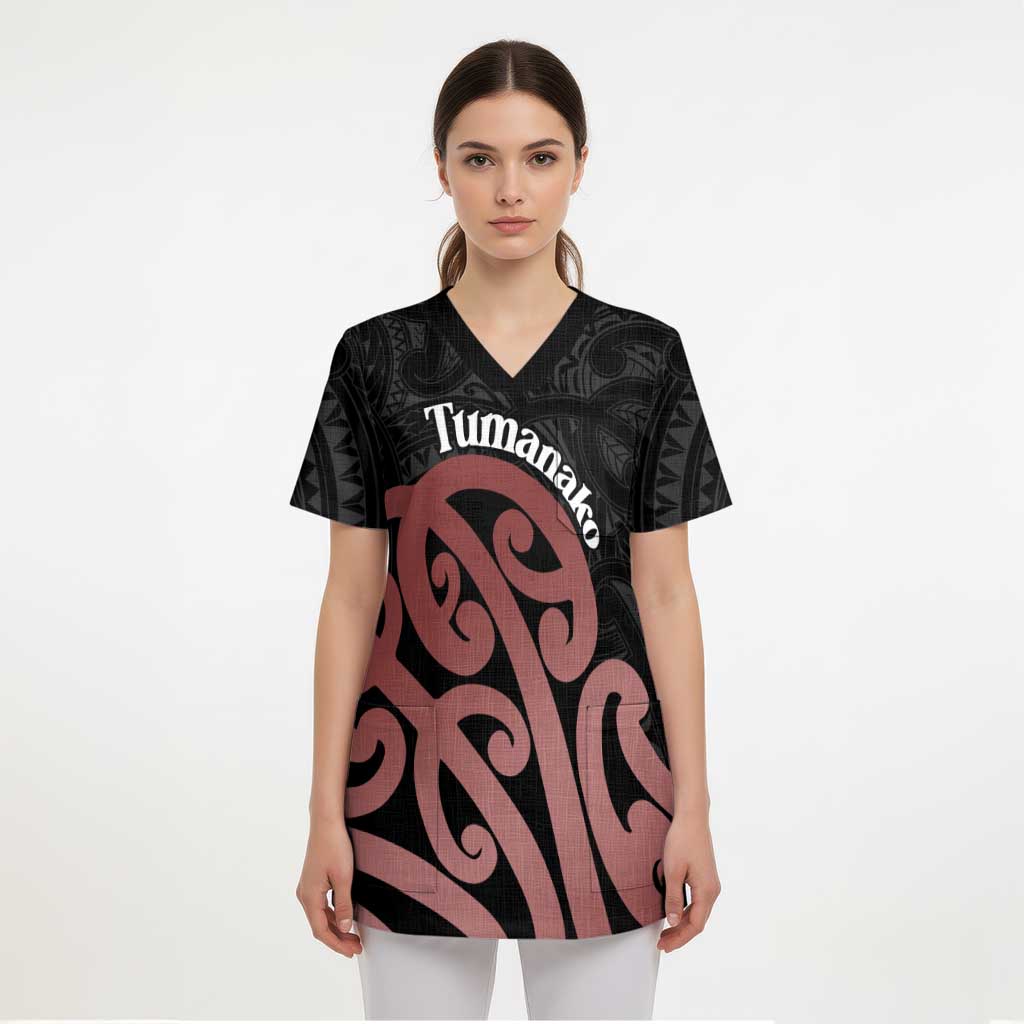New Zealand Mangopare Tamanako Scrub Top Aotearoa Maori - Polynesian Pride