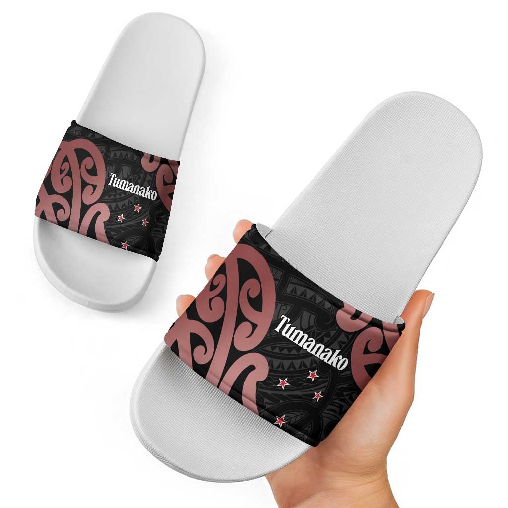 New Zealand Mangopare Tamanako Slide Sandals Aotearoa Maori LT14 - Polynesian Pride