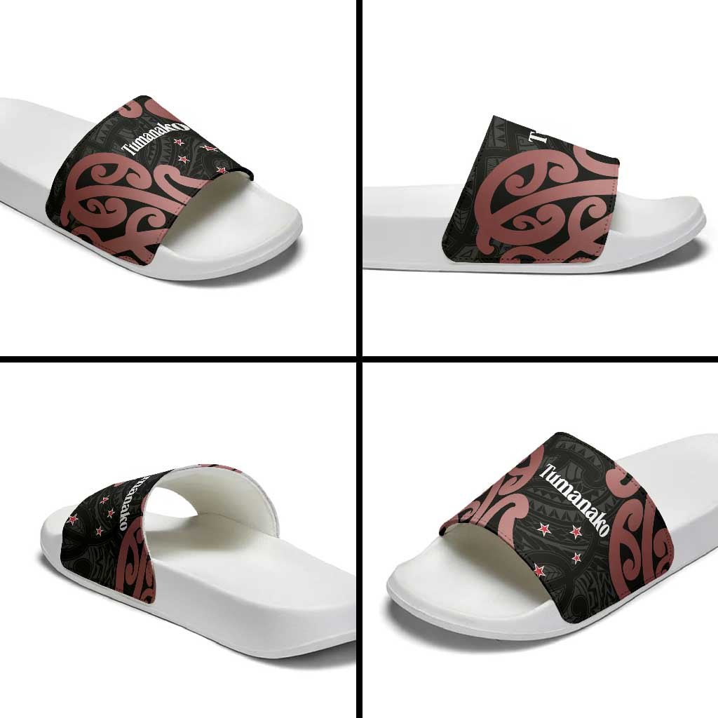 New Zealand Mangopare Tamanako Slide Sandals Aotearoa Maori LT14 - Polynesian Pride