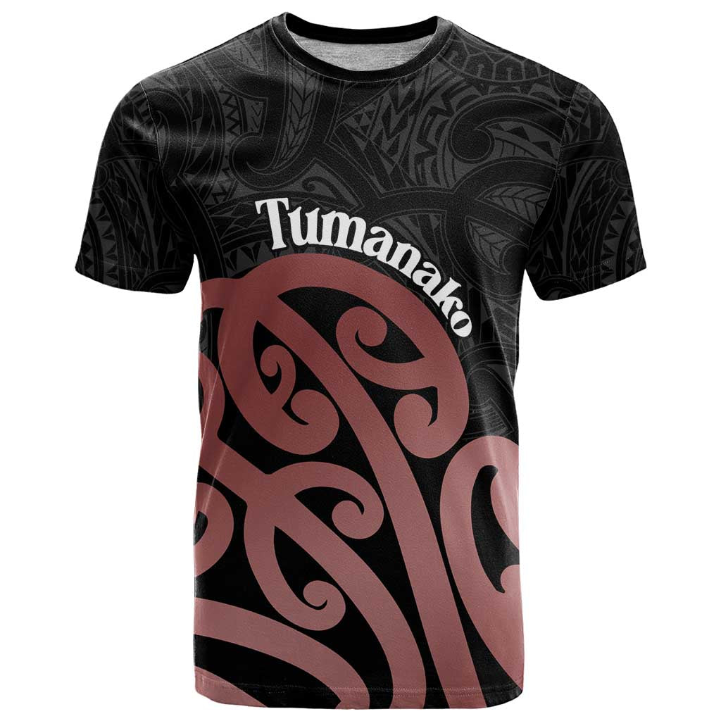 New Zealand Mangopare Tamanako T Shirt Aotearoa Maori LT14 Brown - Polynesian Pride