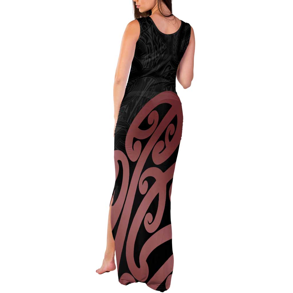 New Zealand Mangopare Tamanako Tank Maxi Dress Aotearoa Maori LT14 - Polynesian Pride