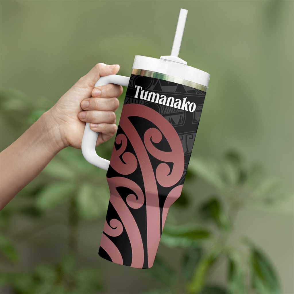 New Zealand Mangopare Tamanako Tumbler With Handle Aotearoa Maori LT14 - Polynesian Pride