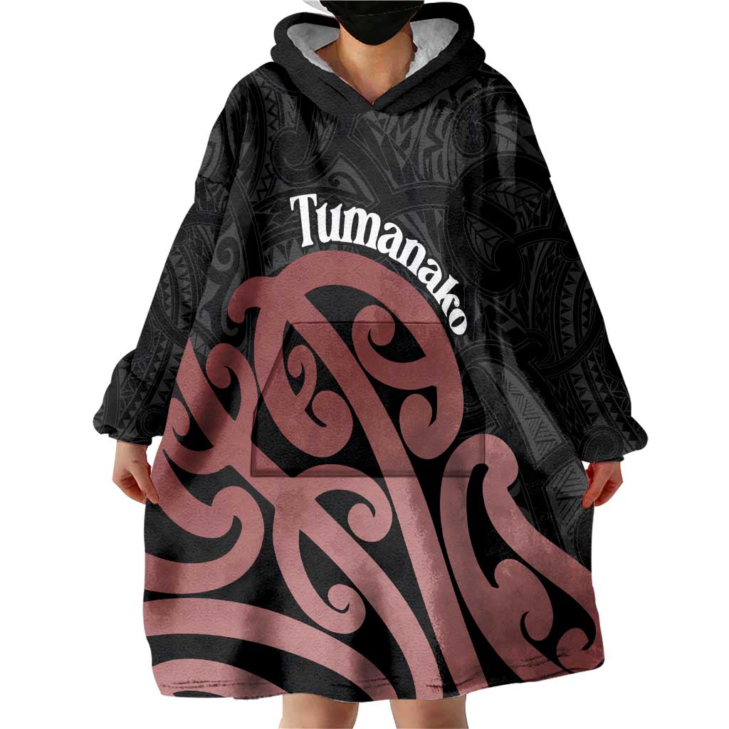New Zealand Mangopare Tamanako Wearable Blanket Hoodie Aotearoa Maori