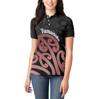New Zealand Mangopare Tamanako Women Polo Shirt Aotearoa Maori