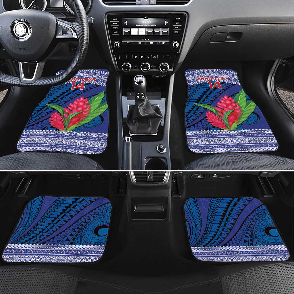 Custom Samoa Rugby Car Mats 2024 Go Champions Samoan Gingers