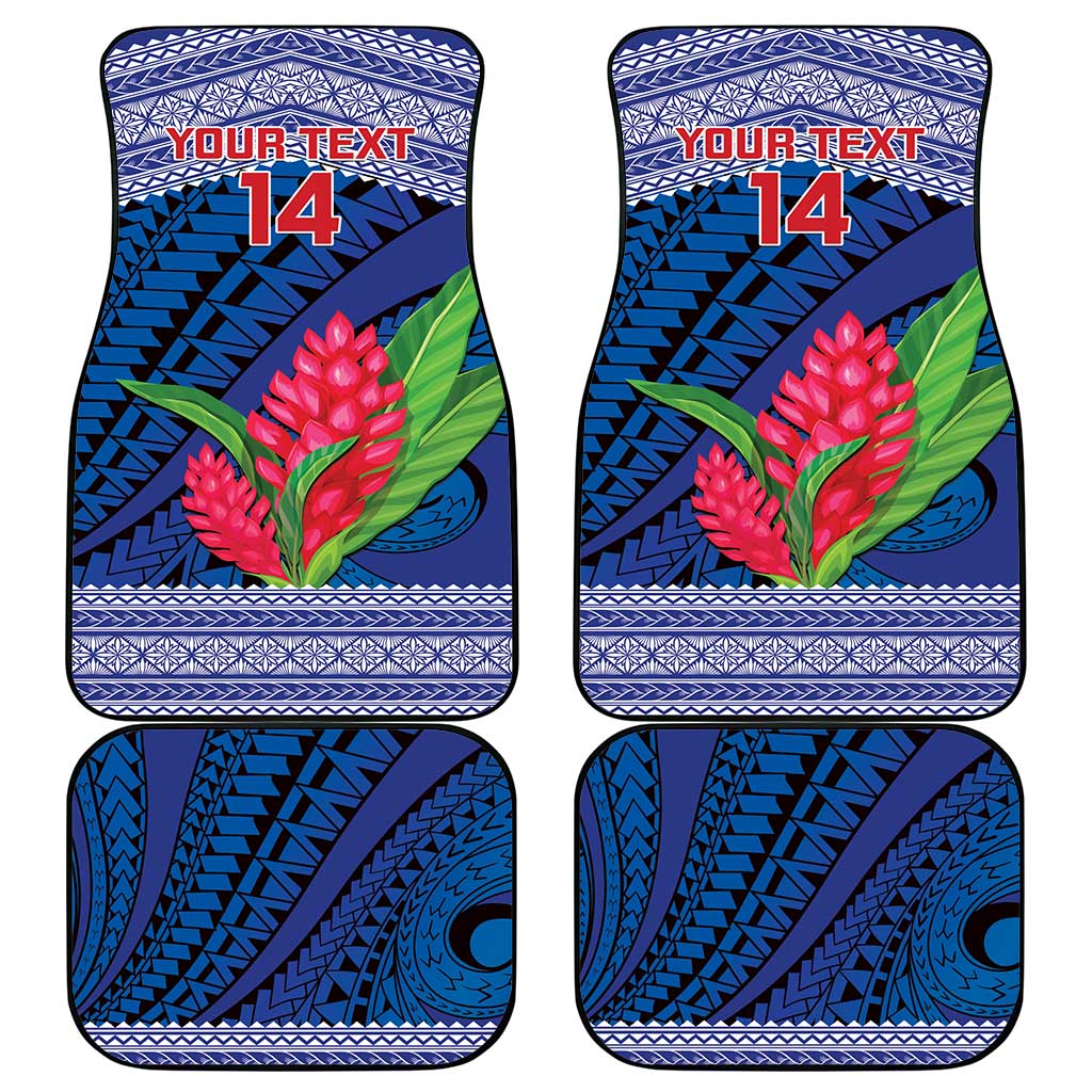 Custom Samoa Rugby Car Mats 2024 Go Champions Samoan Gingers