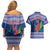 Custom Samoa Rugby Couples Matching Off Shoulder Short Dress and Hawaiian Shirt 2024 Go Champions Samoan Gingers