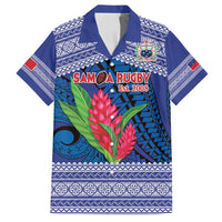 Custom Samoa Rugby Family Matching Long Sleeve Bodycon Dress and Hawaiian Shirt 2024 Go Champions Samoan Gingers