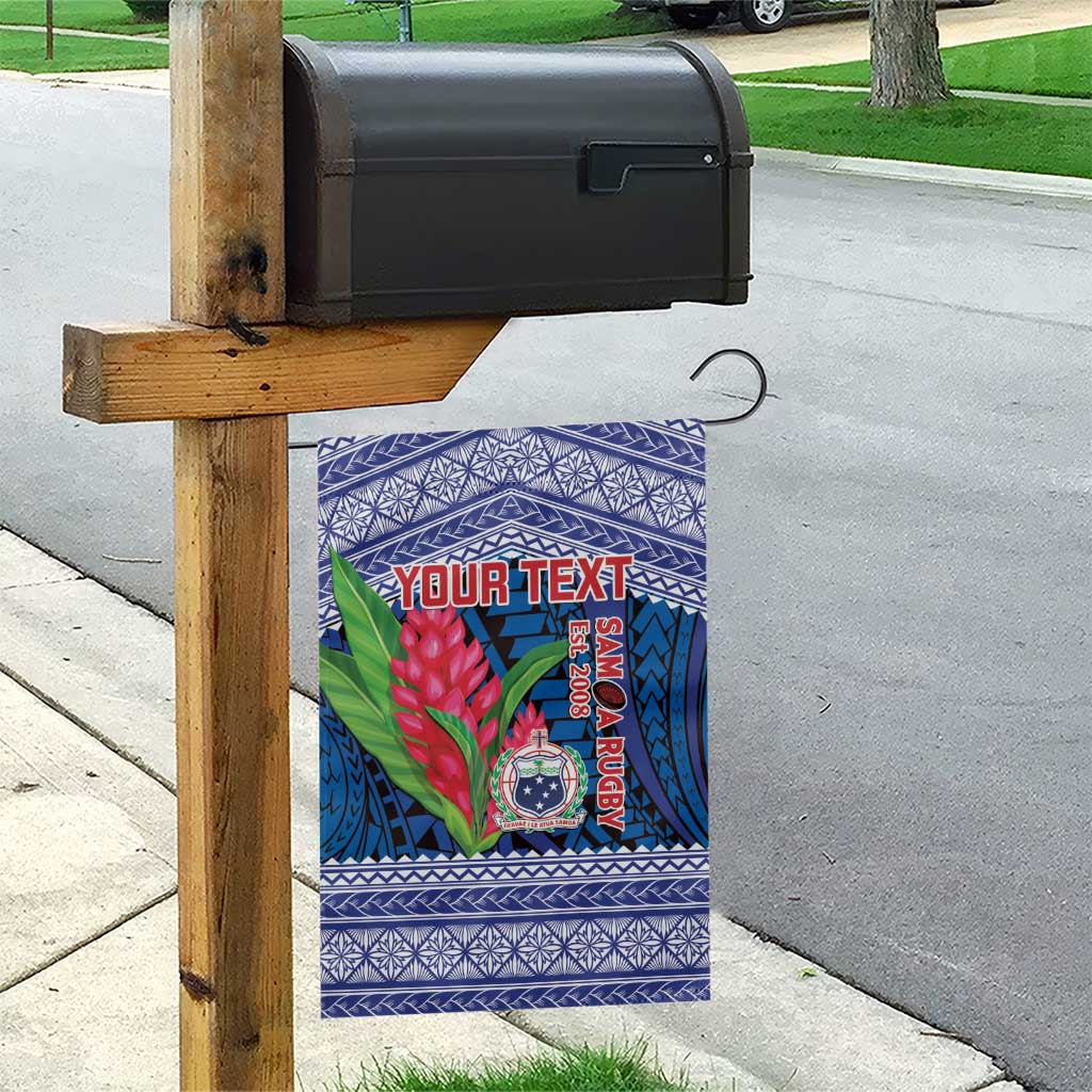 Custom Samoa Rugby Garden Flag 2024 Go Champions Samoan Gingers