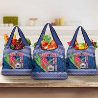 Custom Samoa Rugby Grocery Bag Go Champions Samoan Gingers LT14 3-pack One Size Blue - Polynesian Pride