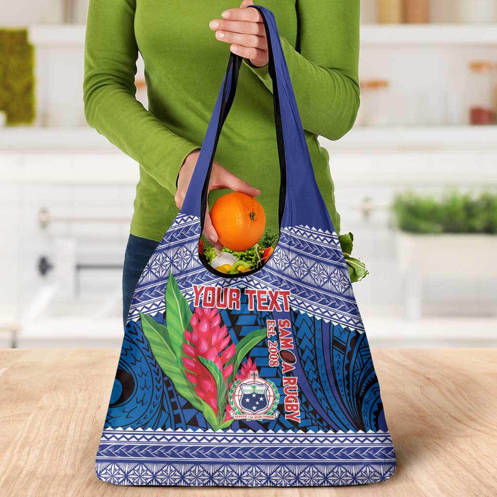 Custom Samoa Rugby Grocery Bag Go Champions Samoan Gingers LT14 - Polynesian Pride