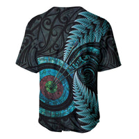 New Zealand Archery Baseball Jersey Aotearoa Silver Fern Maori LT14 - Polynesian Pride