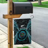 New Zealand Archery Garden Flag Aotearoa Silver Fern Maori - Polynesian Pride