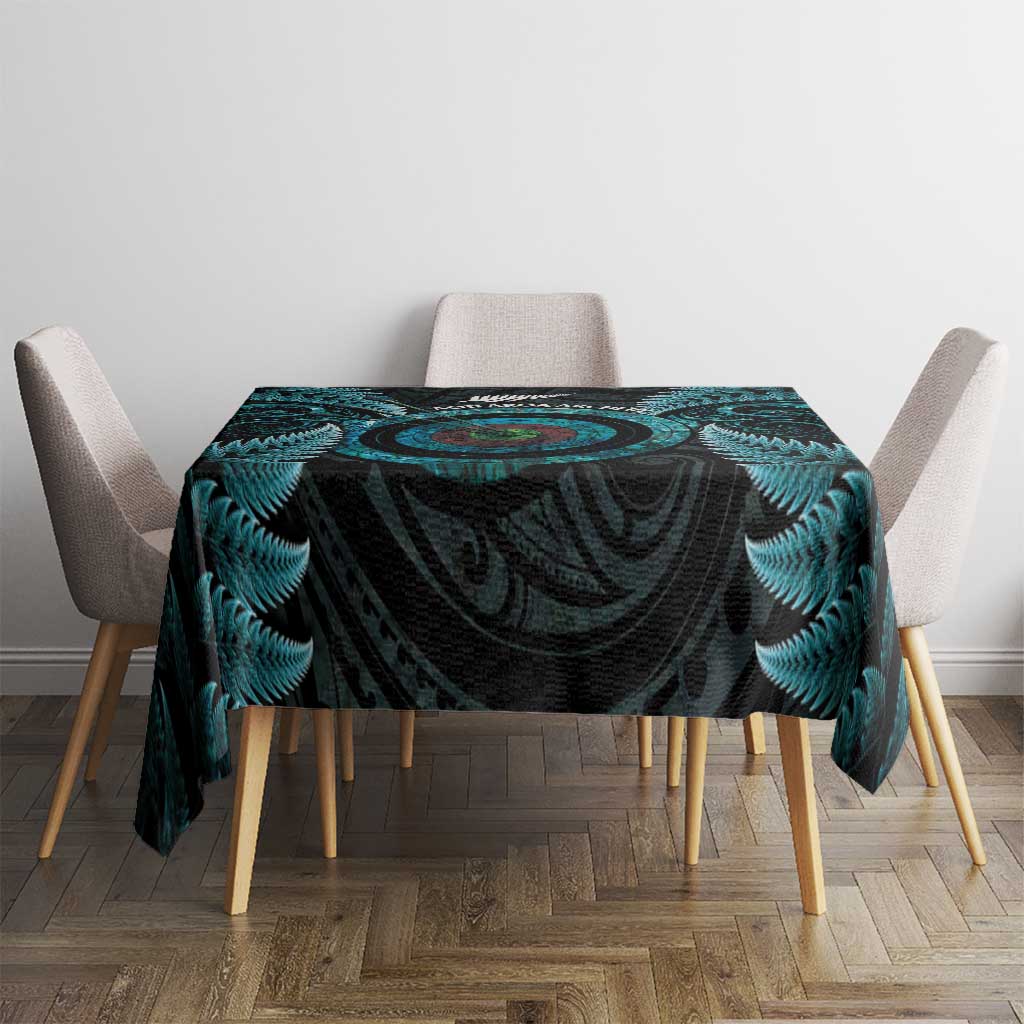 New Zealand Archery Tablecloth Aotearoa Silver Fern Maori LT14 - Polynesian Pride