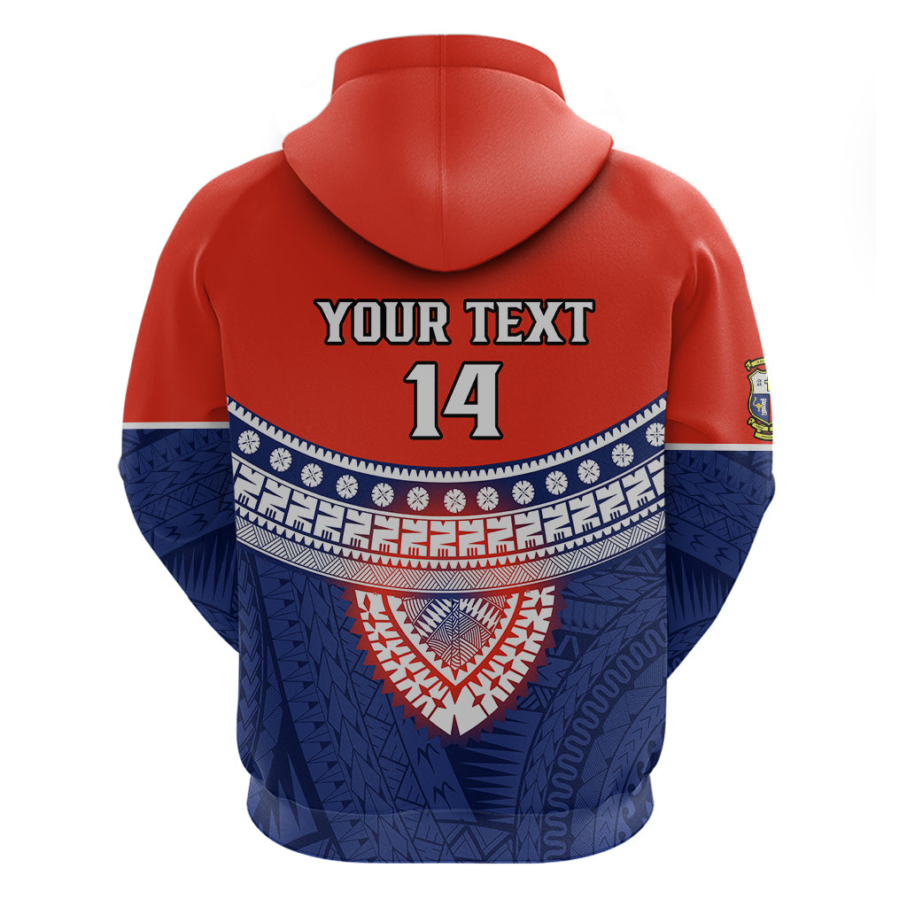 Custom Fiji School Hoodie Marist Brothers Fijian Tapa Pattern LT14 - Polynesian Pride