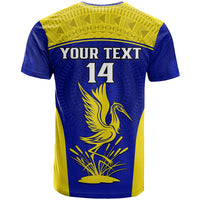 Custom Fiji School T Shirt Ratu Kadavulevu Heron With Fijian Tapa LT14 - Polynesian Pride