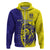 Fiji School Hoodie Suva Grammar Lions With Fijian Tapa LT14 Zip Hoodie Gold - Polynesian Pride