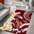 Blood Gold Polynesia Area Rug Polynesian Frangipani With Sea Turtles