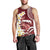 Blood Gold Polynesia Men Tank Top Polynesian Frangipani With Sea Turtles