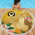 Polynesia Childhood Cancer Awareness Beach Blanket Be Bold Go Gold Polynesian Art