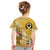 Polynesia Childhood Cancer Awareness Kid T Shirt Be Bold Go Gold Polynesian Art