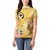 Polynesia Childhood Cancer Awareness Women Polo Shirt Be Bold Go Gold Polynesian Art