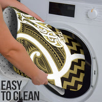 Aotearoa Atua Tangaroa Personalised Bathroom Set God Of The Sea Maori Whale Tail Yellow