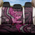 Think Pink Breast Cancer Awareness Back Car Seat Cover Butterfly Aboriginal Mix Polynesian Pattern